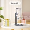 SRIWATANA Jewelry Organizer Display Extra Tall Necklace Holder 3 Tier