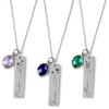 Personalization Lab Birthday Gifts for Women, Custom Name Necklace, Birthstone