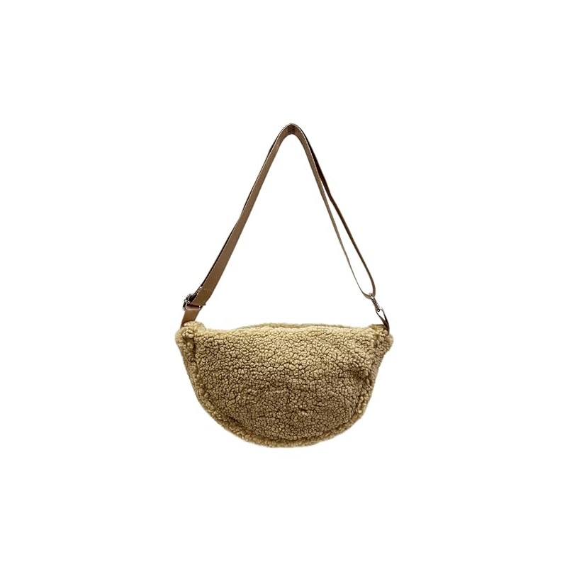 Small Teddy Fur Crossbody Bum Bag Unisex Belt Bag Shoulder