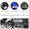 Ohleats Car Ashtray with Lid, Detachable Stainless Steel Ash Tray