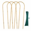 Moromyse Plant Trellis Indoor 16in Bamboo Trellis Loop - Shaped