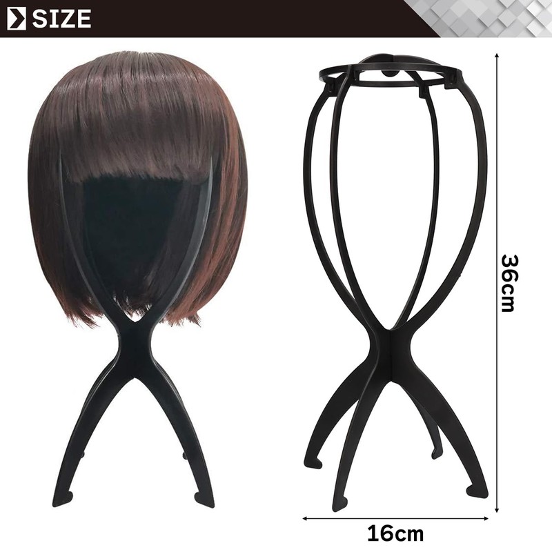 MilicaBooks Wig Stand Hat Stand Assembly, Deform-Resistant, Care, Pack of