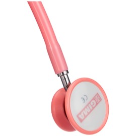 GIMA Pediatric Dual Head Stethoscope, Pink, Lightly Chrome Plated Pediatry Stethoscope