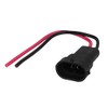 sourcingmap H11 Headlight Bulb Male Wire Harness Adapters