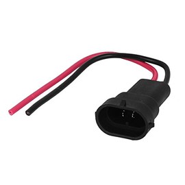 sourcingmap H11 Headlight Bulb Male Wire Harness Adapters