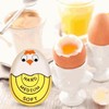 JINJUMEI Pack of 4 Egg Timers for Cooking (Soft/Medium/Hard) Colour-Changing