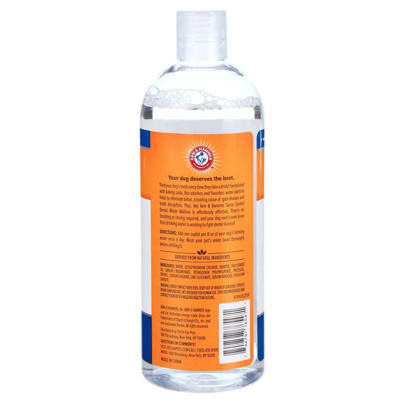 Arm & Hammer Dental Water Additive for Dogs, Tartar Control