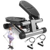 Niceday Steppers for Exercise, Mini Stair Stepper with Resistance Bands