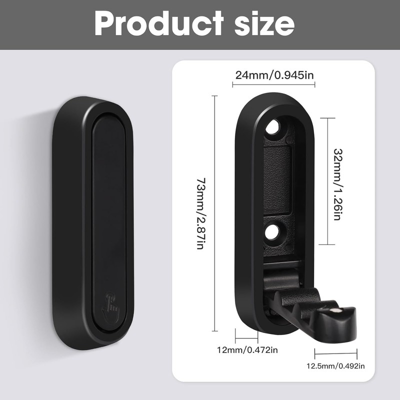 Shengsenfu Foldable Towel Hooks for Bathroom - Heavy Duty Wall