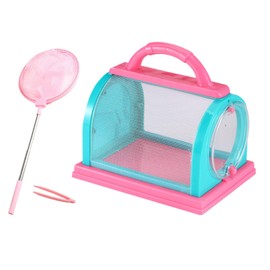 Worm Catcher, Butterfly Collecting Tool, Foldable Multifunctional Fly Collecting Catcher for Age 3-12 Hiking Garden Camping