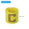PATIKIL 9.4x2.5" Soccer Captain C Band Set of 2 Nylon