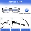 AIKLLY Reading Glasses for Men - 3 Pack Blue Light