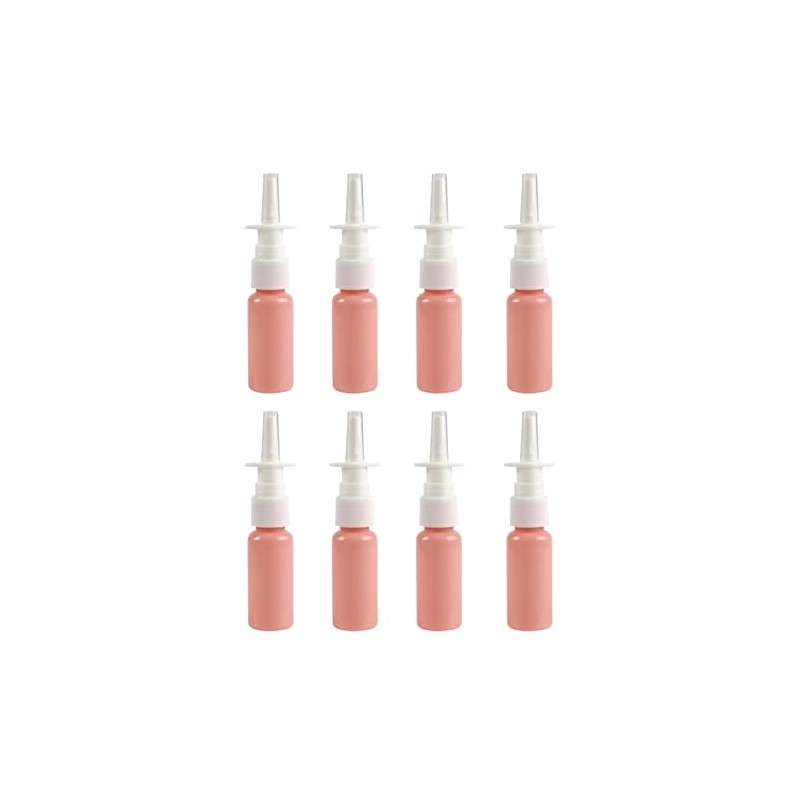 8 frascos atomizadores de nariz de 20 ml, rellenables, nasales,