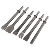 BTSHUB Pneumatic Chisel Set 9pcs Air Hammer Punch Chipping Bits