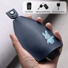 AdiStylinno 4 Pcs Car Key Cases, Cute Creative Pull Out