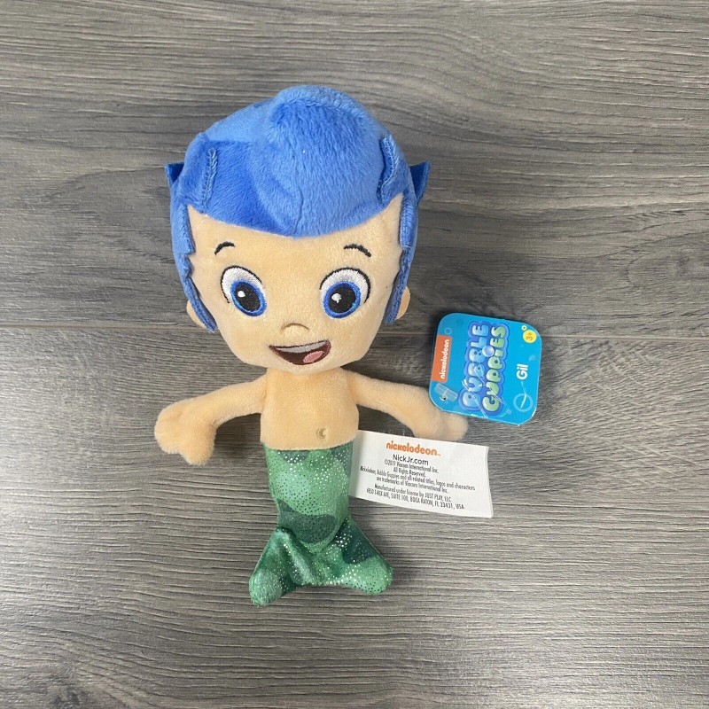 Nickelodeon Bubble Guppies Gil Plush 7" Toy NEW Rare Retired