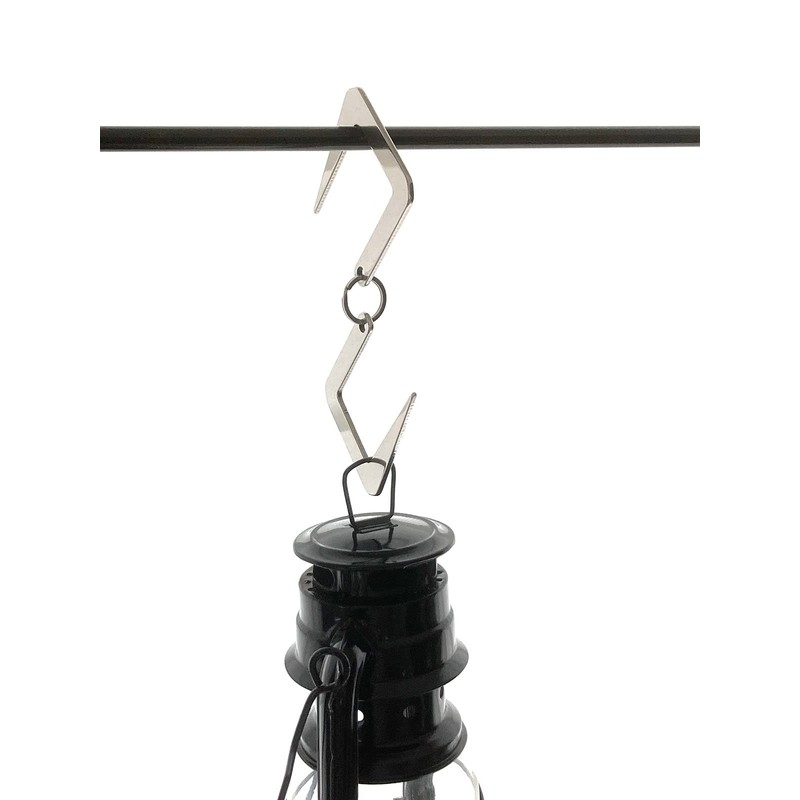 Seekdem SD-LH002SV-6P Lantern S-Shaped Hooks, Set of 6, Silver, All