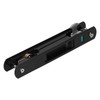 Sliding Door Lock Black Copper Zinc Alloy Lock Furniture Hardware