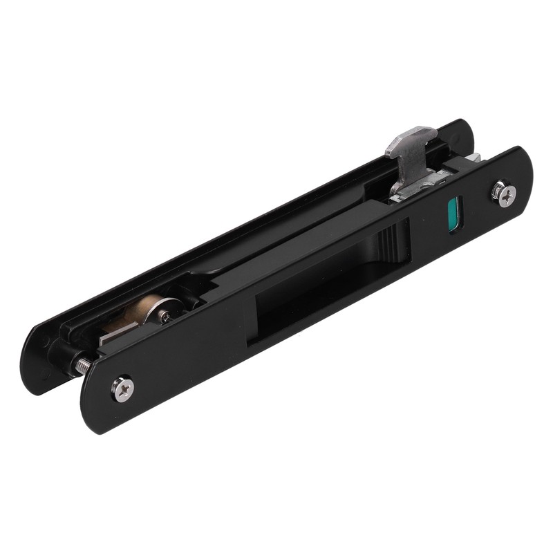 Sliding Door Lock Black Copper Zinc Alloy Lock Furniture Hardware