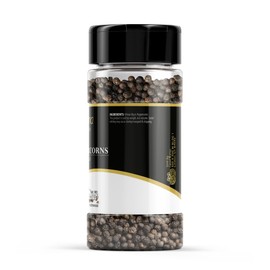 GranAroma Whole Black Peppercorn, 4 oz, Pepper Grinder Refill, Versatile Spice