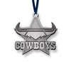 North Queensland Cowboys NRL Rugby League Metal Ornament