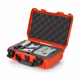 Nanuk 909 Waterproof Hard Case with Custom Insert for DJI Mini 3 and RC-N1 Remote - Orange (909S-080OR-0A0-C0598)