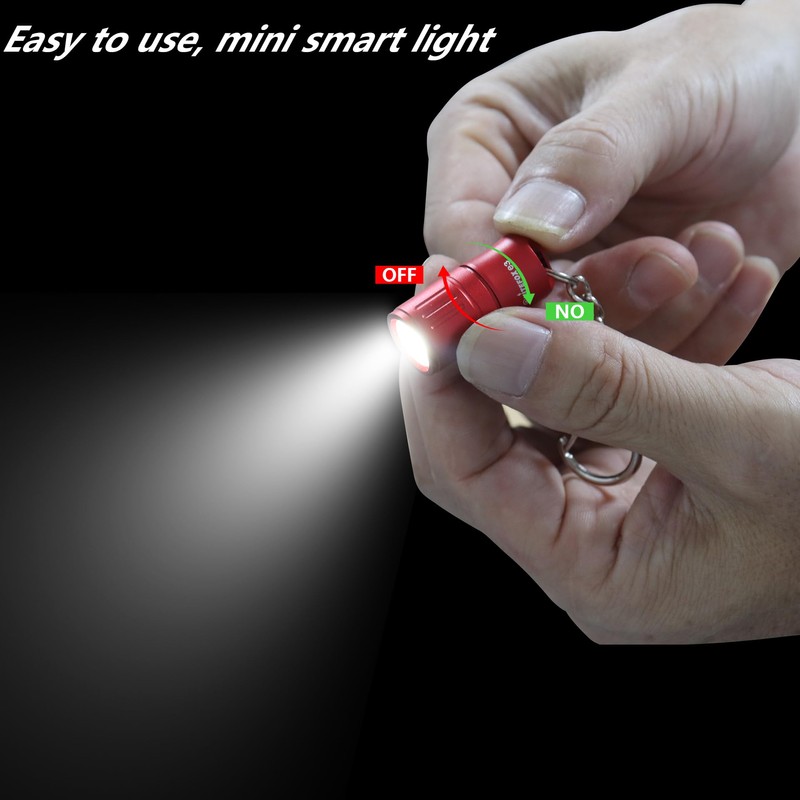 Nitefox e3 Mini Small Bright Keychain Flashlight 100 lumens Long