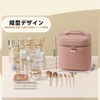 Aylashine Vertical Makeup Pouch, Large Capacity, Division Storage, Waterproof, Includes