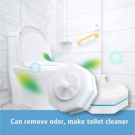 40 Count Toilet Brush Wand Heads,Upgraded Refills Pads Compatible with Clorox Wand Refills,Replaceable Brush Head