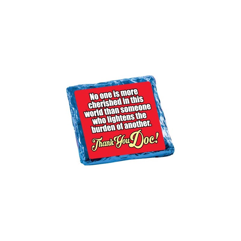 Doctor Appreciation - "Cookie Talk" Chocolate Covered Graham Crackers -
