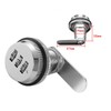 3 Digit Code Combination Lock 30mm Password Coded Locks Zinc