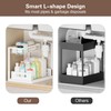 VUSIGN 2 Tier Under Sink Organizer and Storage, Slide Out