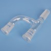 Labasics Borosilicate Glass Distillation Adapter, 3 Way Claisen Distilling Adapter
