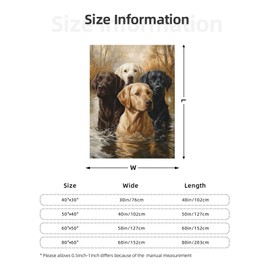 Dog Golden Retriever Blanket Soft Cozy Microfiber Throws Blankets All Season Bed Sofa,Couch Room Bedroom Chairs Dorm for Adult and Kids Women Gifts