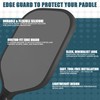 Fjalljós Pickleball Paddle Edge Guard & Weighted Training Aid to