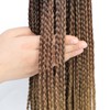 Box Braids Crochet Hair, 22 Inch Pre Looped Goddess Box