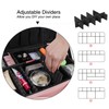 Relavel Travel Makeup Train Case Makeup Cosmetic Case Organizer Portable