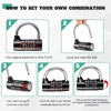 Shimeyao 4 Pcs 5 Letter Combination Lock Heavy Duty Gym