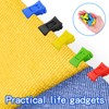 50 Sock Clips for Washing Machine, Colourful Dryer, Windproof Sock