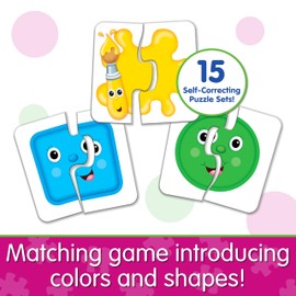 The Learning Journey: My First Match It - Colors and Shapes- 15 Piece Self-Correcting Matching Puzzles - First Learning Toys for Toddlers 2-5 - Award Winning Toys