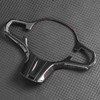 Steering Wheel Button Trim Cover Carbon Fiber Style Fits for