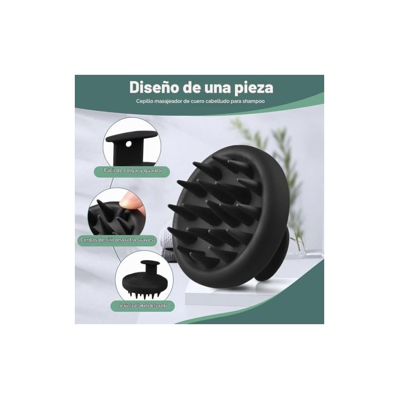 4 pcs Cepillo de Baño de Silicona, Cepillo Corporal de