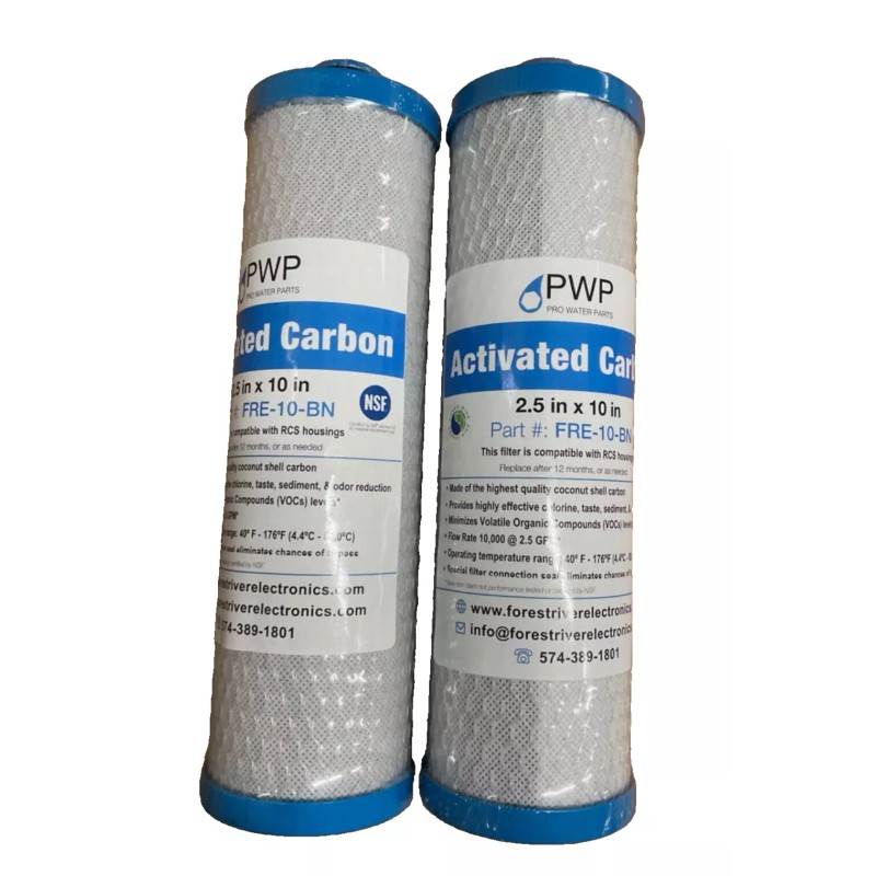 PWP 2PK PWP RV FRE-10-BN Water Filter 2.5" x 10"