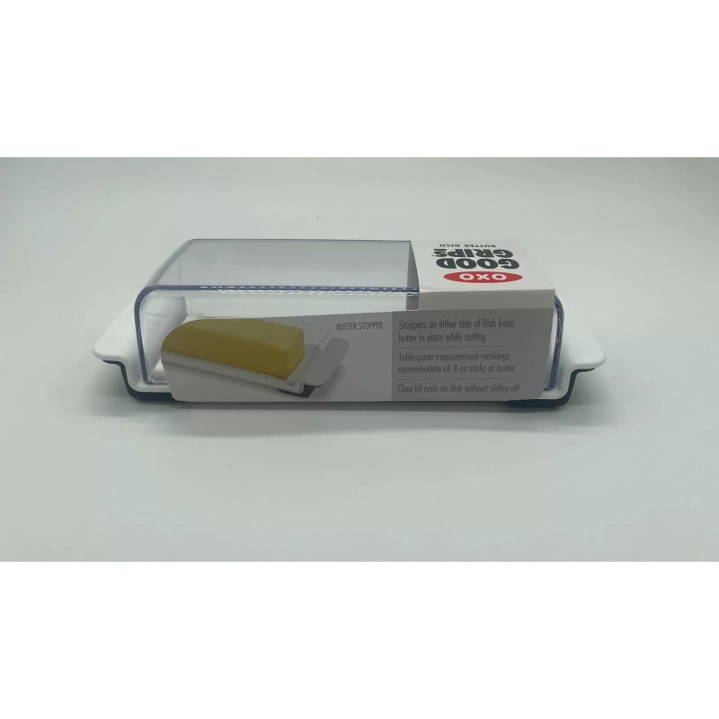 OXO GOOD GRIPS WHITE BUTTER DISH BRAND NEW