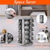 DOUBLE 2 C Revolving Spice Rack with 20 Jars, Rotating