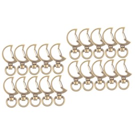 Operitacx 20 Stk Schlüsselanhänger Karabinerhaken Für Den Schlüsselbund Werkzeug Zum Messen Der Strickstärke Verschlüsse Aus Lanyards Masse Knopf Anschließen Zinklegierung Rotieren