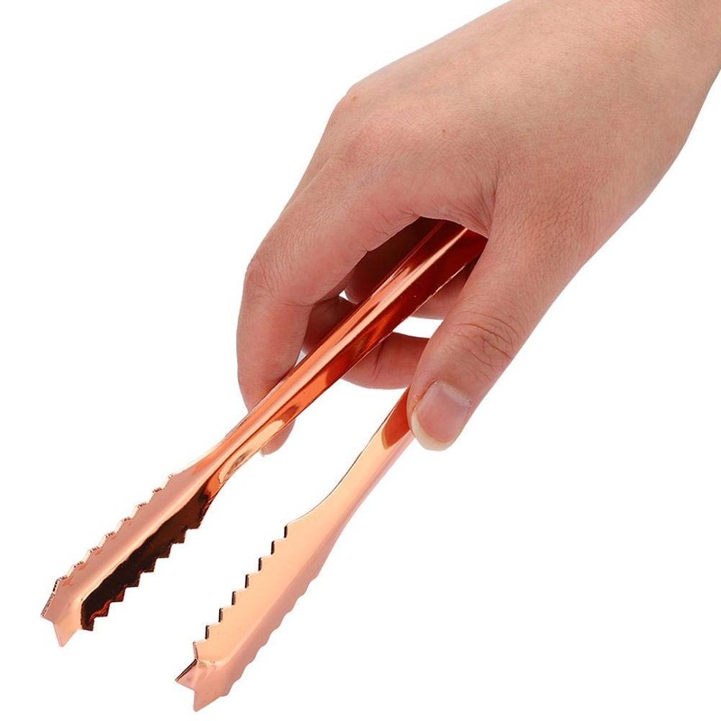 Stainless Steel Food Tong with Serrated Tip Small Serving Utensils