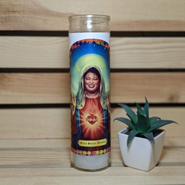 Saint Stacey Abrams Progressive Prayer Candle Stacey Abrams Gift Stacey Abrams Candle Georgia Representative Activist Feminist Prayer Candle