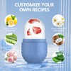 2pcs Ice Roller for Face and Eye, Silicone Ice Facial
