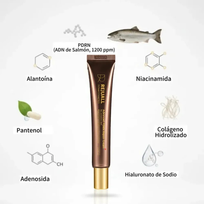 Rejuall Crema Coreana Regeneradora Avanzada Con 1200ppm Pdrn